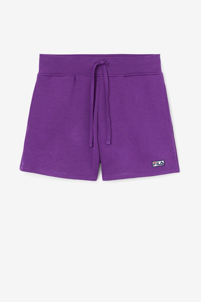 Fila Shorts Womens Purple - Diara High Rise - Philippines 7593028-VD